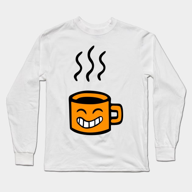 cup of coffee Long Sleeve T-Shirt by Huggy Mauve